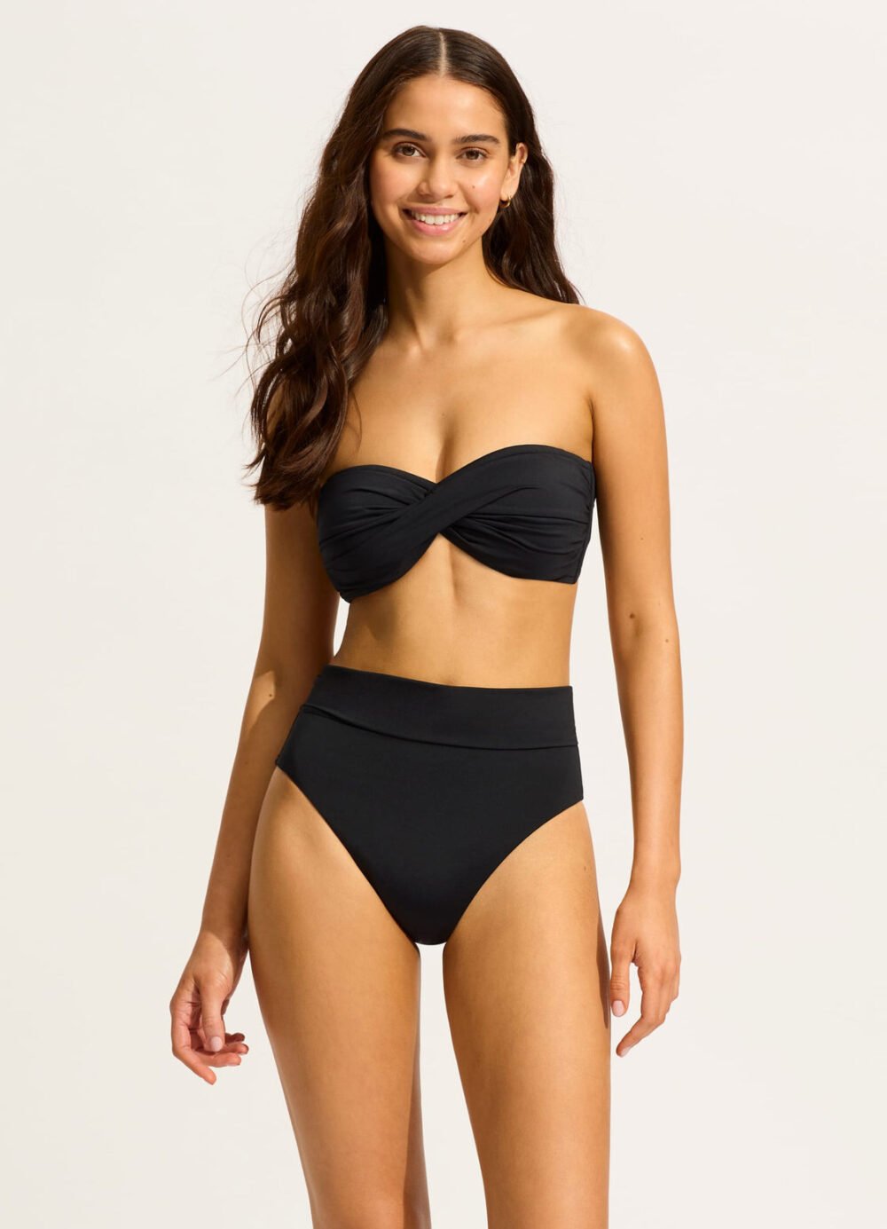 Seafolly Collective Twist Bandeau Bikini Top