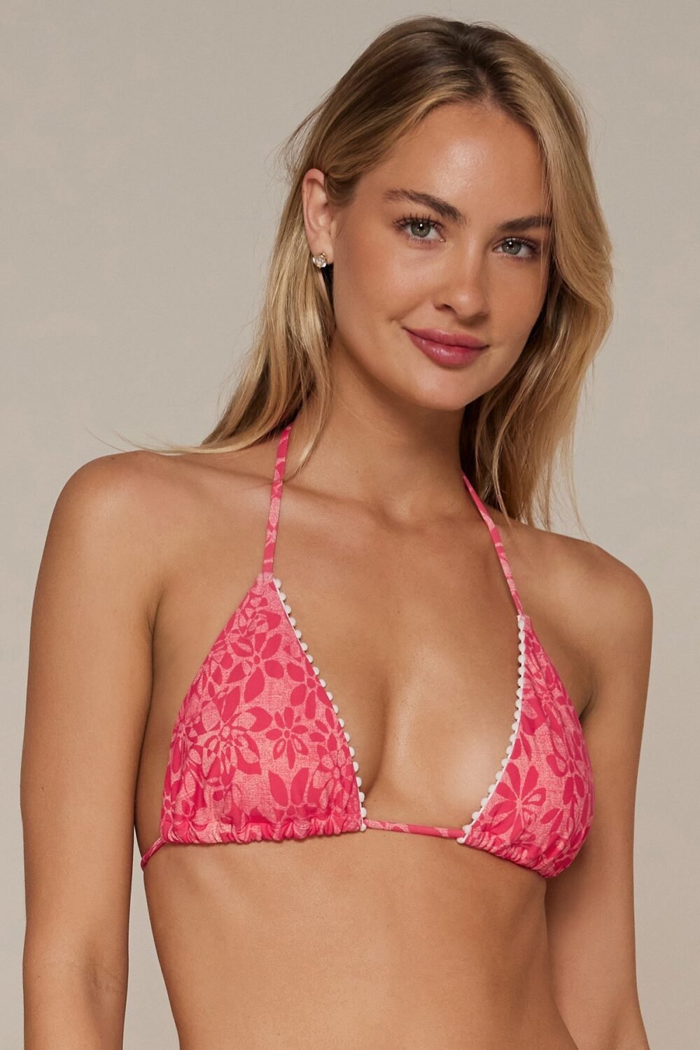 Swim Systems Modern Romance Pom Pom Triangle Top - Image 2